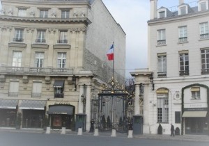 ministère de l'intérieur, place Beauvau, où Matthieu Seingier, avocat en fonction publique à exercer